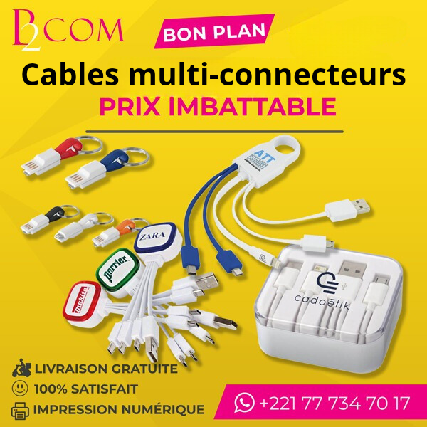 Câbles multi-connecteurs