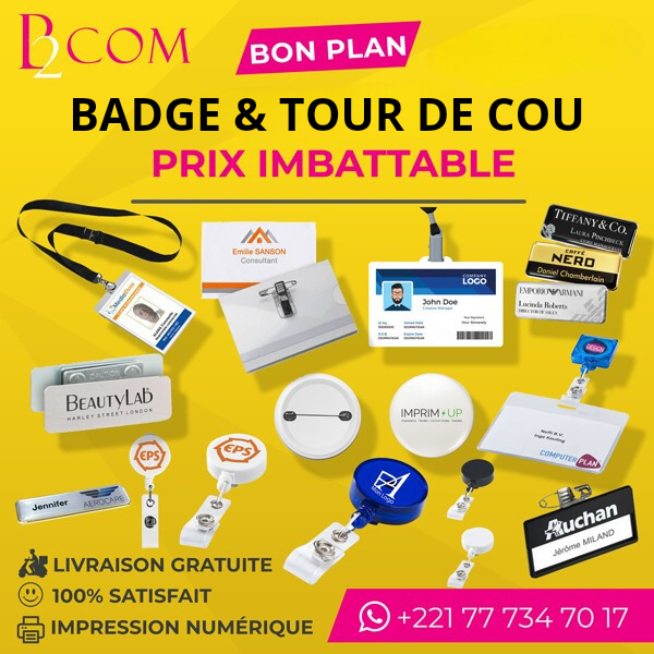 Badge & Tour de cou