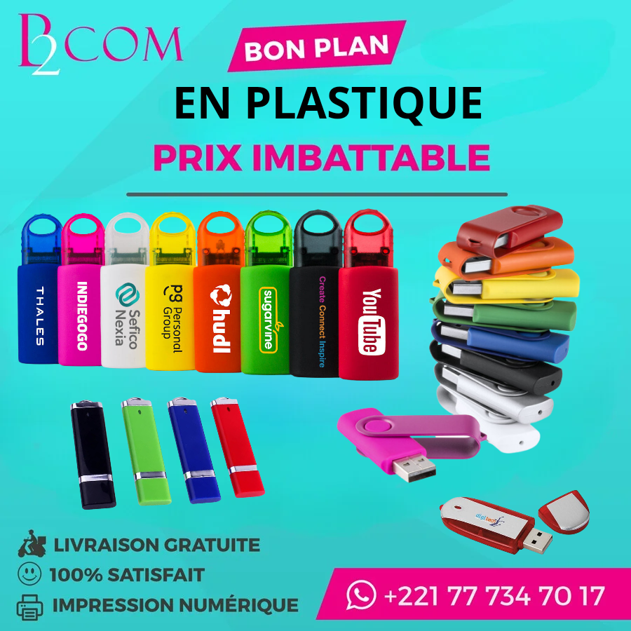 Clés USB en Plastique